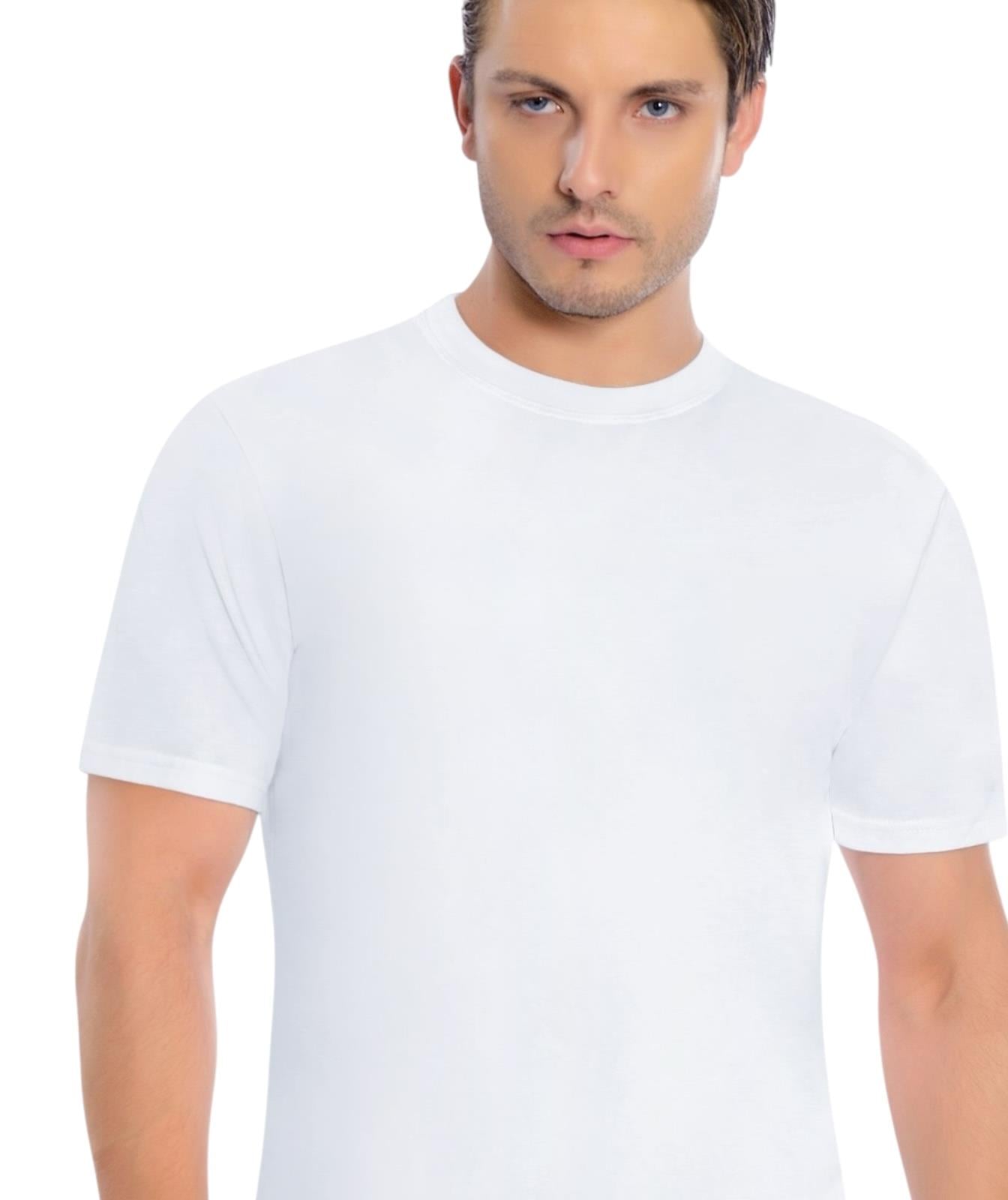 İki Yıldız Erkek Pamuklu T-shirt