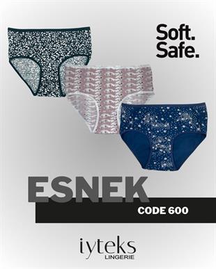 5'li Karışık Desenli İyteks Likralı Bato Külot