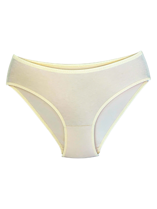 İyteks Likralı Çizgi Kemer Bikini Külot Ten 3'lü