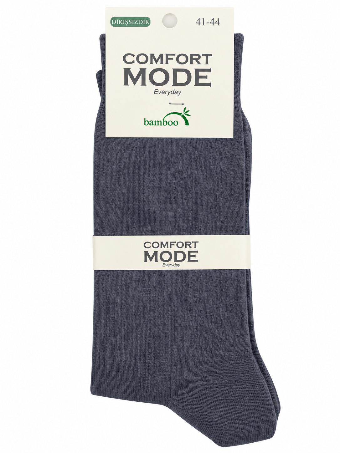 Comfort Mode Bambu Uzun Çorap Füme