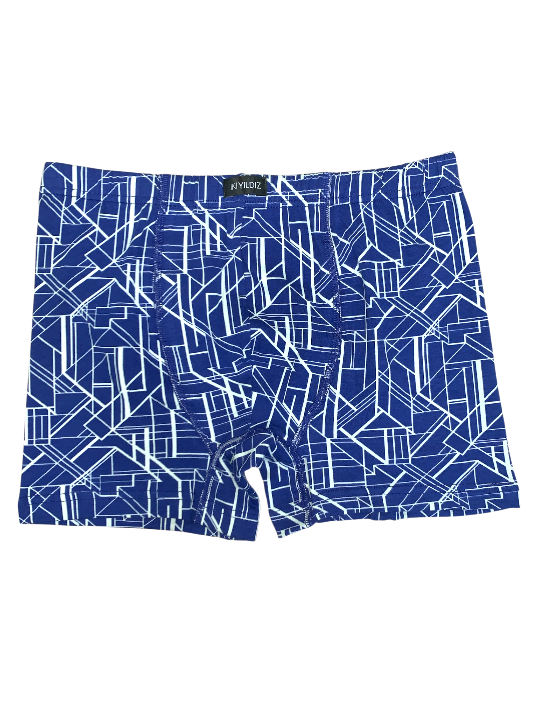 İki Yıldız Erkek Boxer Desenli