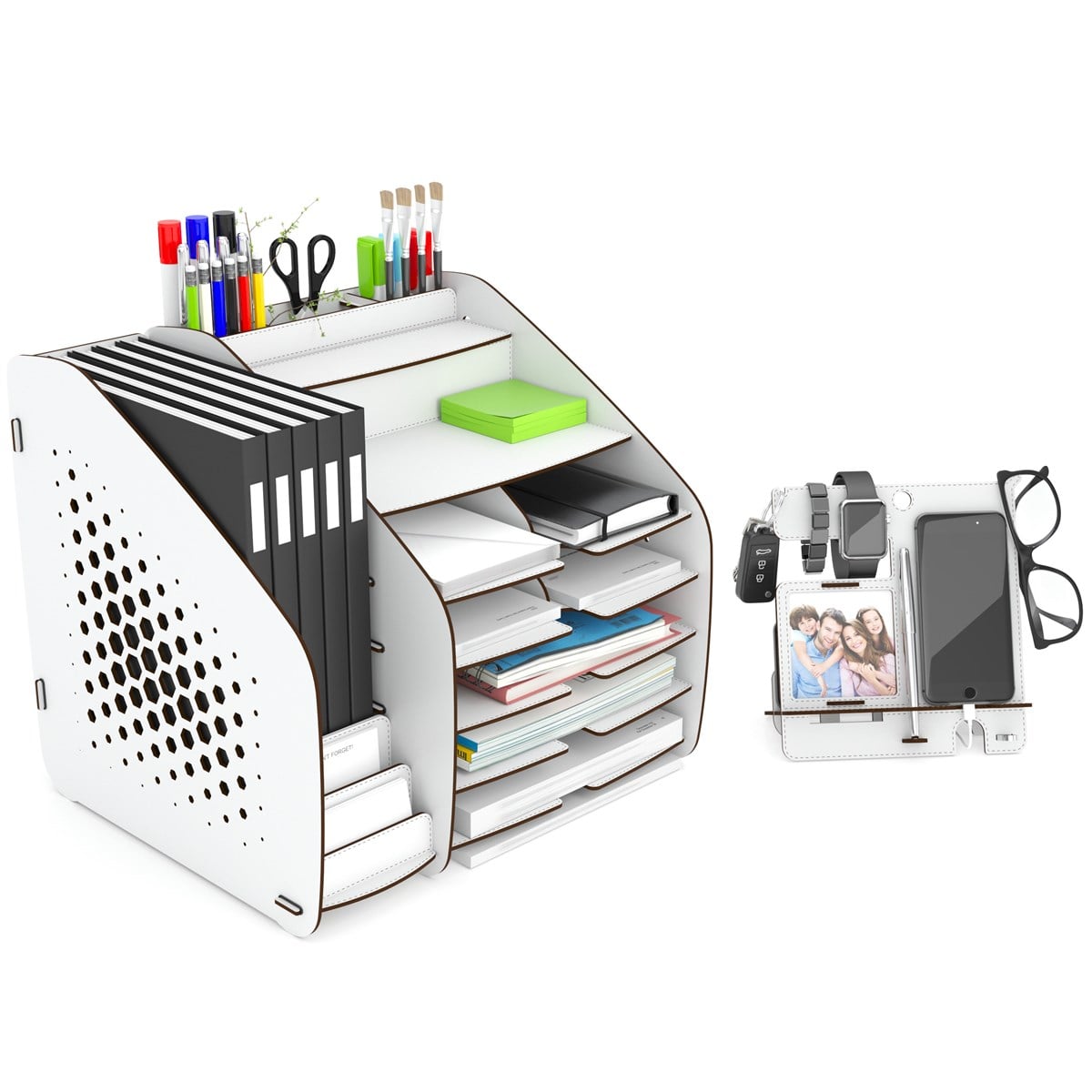 Design OTTO XLarge Hexa -6 Renk- A4 Evrak Rafı Masaüstü Organizer MC200203