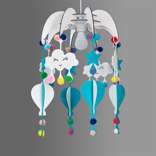 Design Otto Dream Light Dekoratif Çocuk Bebek Odası Avizesi Mavi MC210702