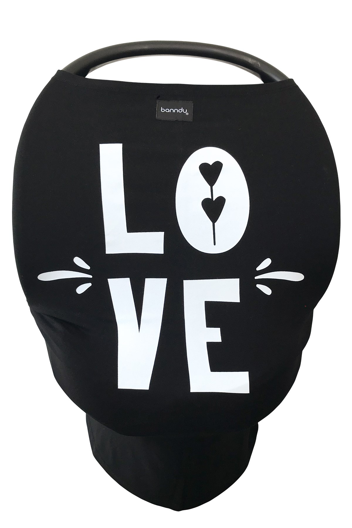 Banndu® Easy ÖrtülerBanndu Easy Emzirme ve Puset Örtüsü - Love Baby 