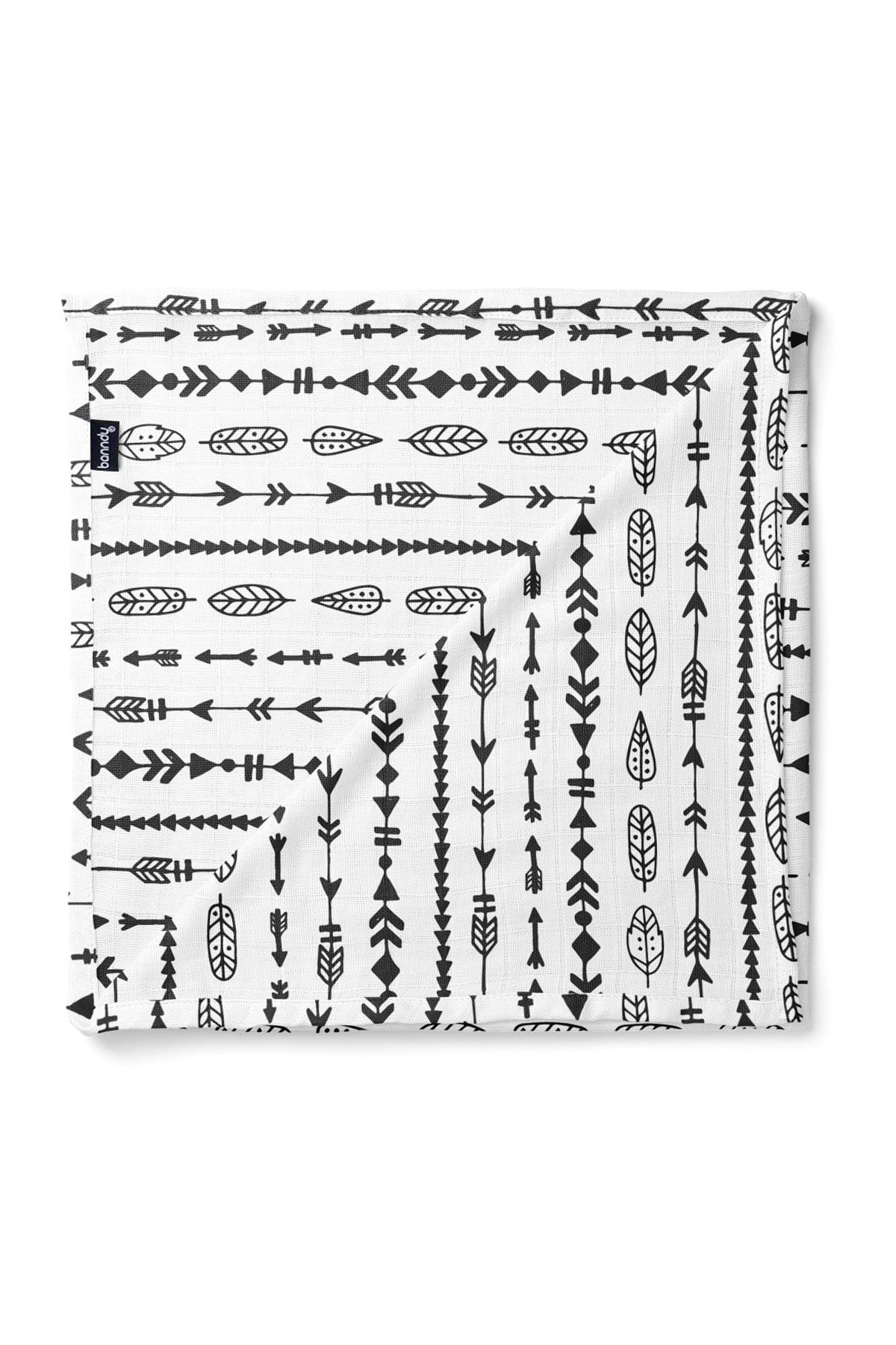 Organic Cotton Muslin Swaddle BlankedBanndu Boho Baby Organik Pamuk Müslin Örtü