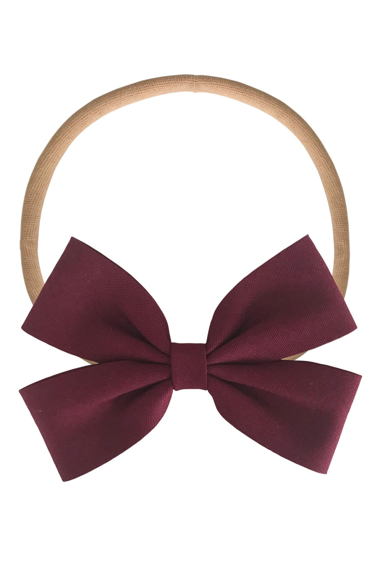 BowsBanndu Geniş Fiyonk Saç Bandı - Velvet