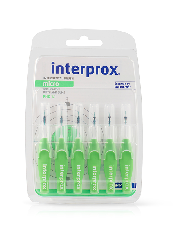 INTERPROX 4G Micro Blister 6lı paket  (Yeşil)