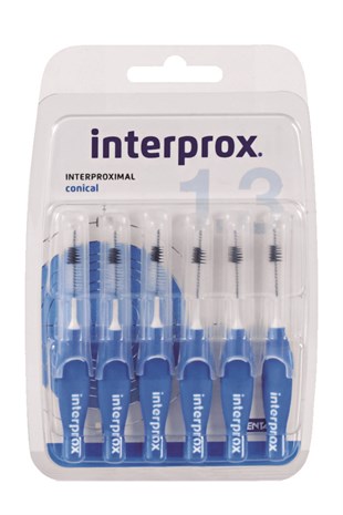 INTERPROX 4G Conical Blister 6lı paket (Mavi)