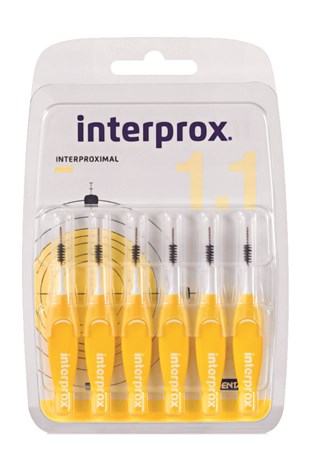 INTERPROX 4G Mini Blister 6lı paket  (Sarı)