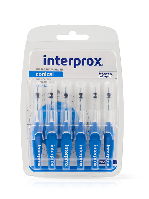 INTERPROX 4G Conical Blister 6'lı paket (Mavi)