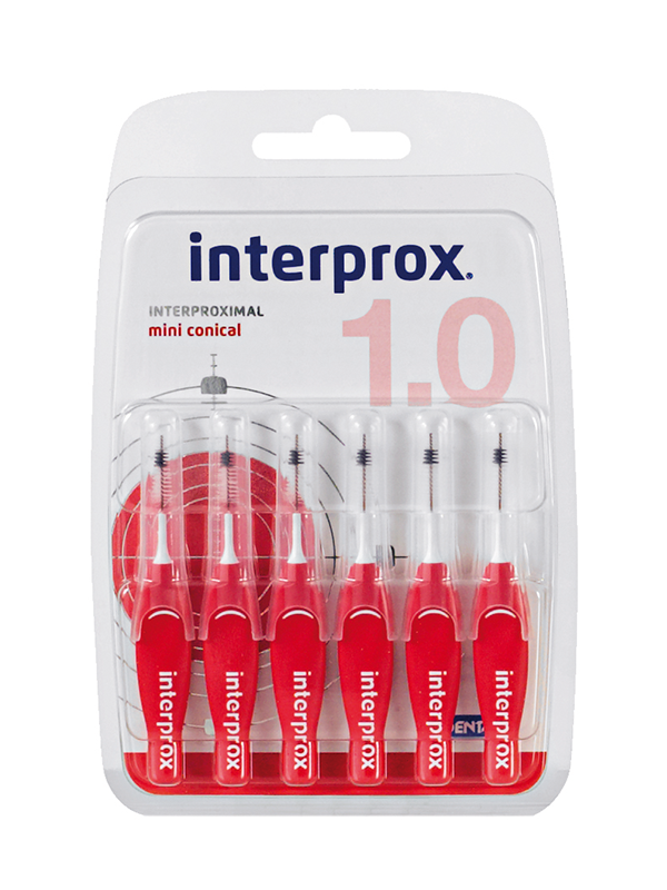 INTERPROX 4G MiniConical Blister 6'lı paket  (Kırmızı)