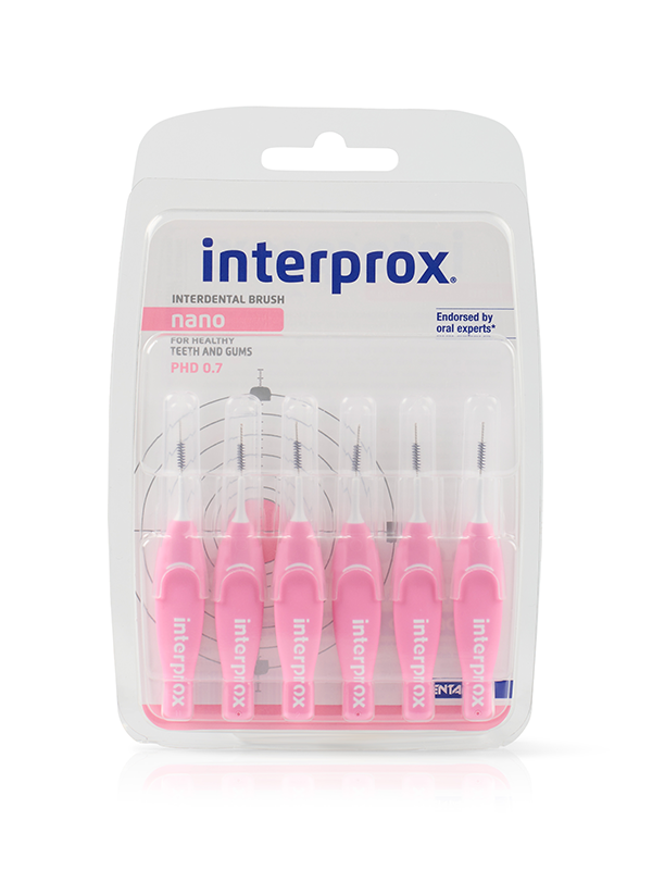 INTERPROX 4G Nano Blister 6'lı paket (Pembe)