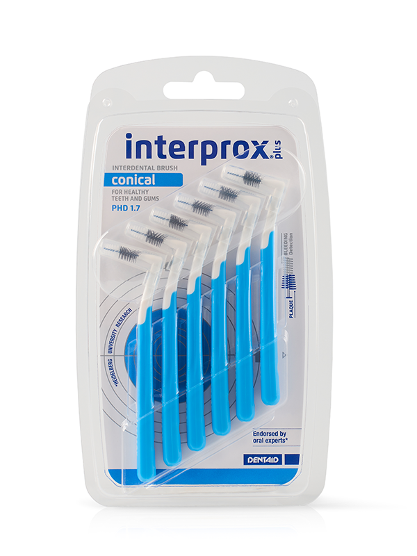 INTERPROX Plus 2G Conical Blister 6'lı (Mavi)