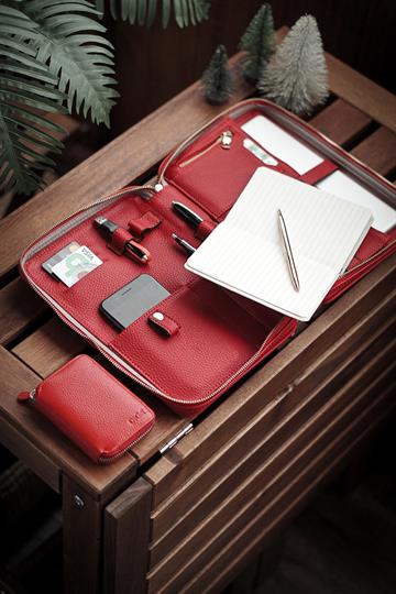 Mobile Mini Organizer - Çanta - 9 inch- Carmen Red- Kırmızı