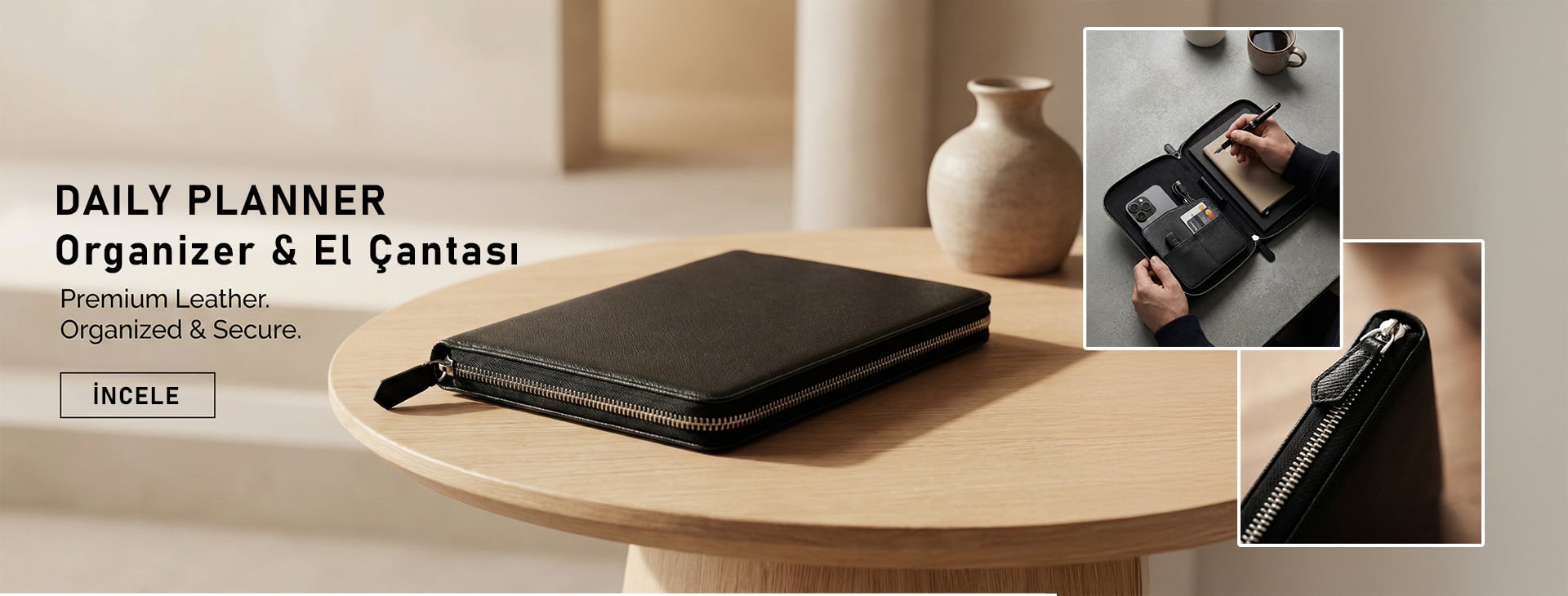 Daily Planner - Organizer & El Çantası - Midi