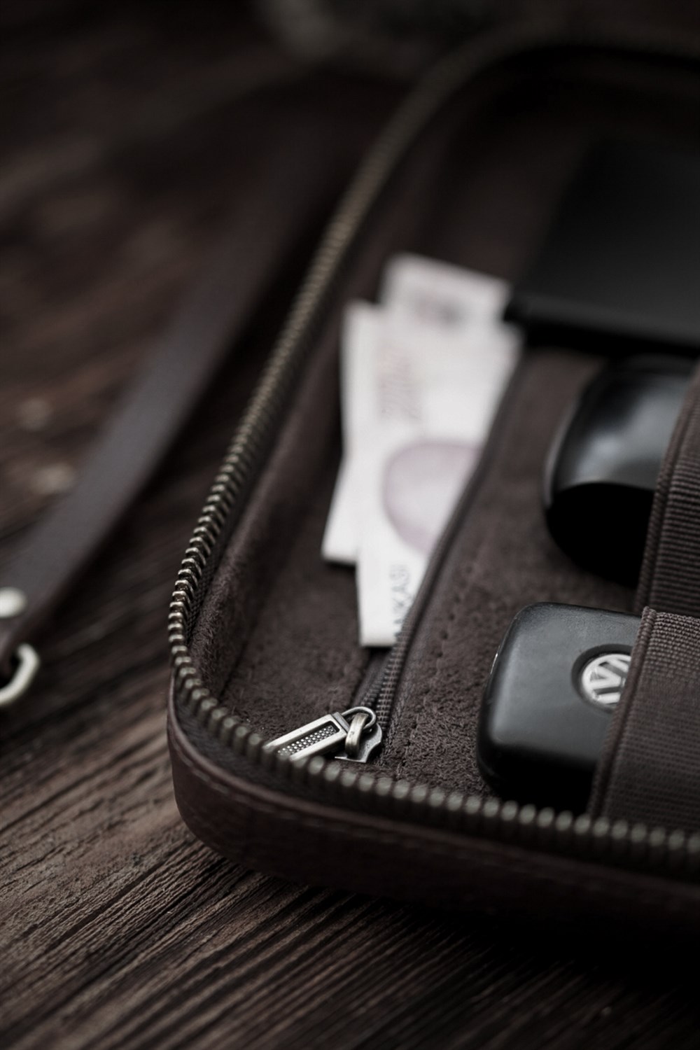Packup Hand Crafted Leather Organizer - %100 El Yapımı Hakiki Deri El Pörtföyü