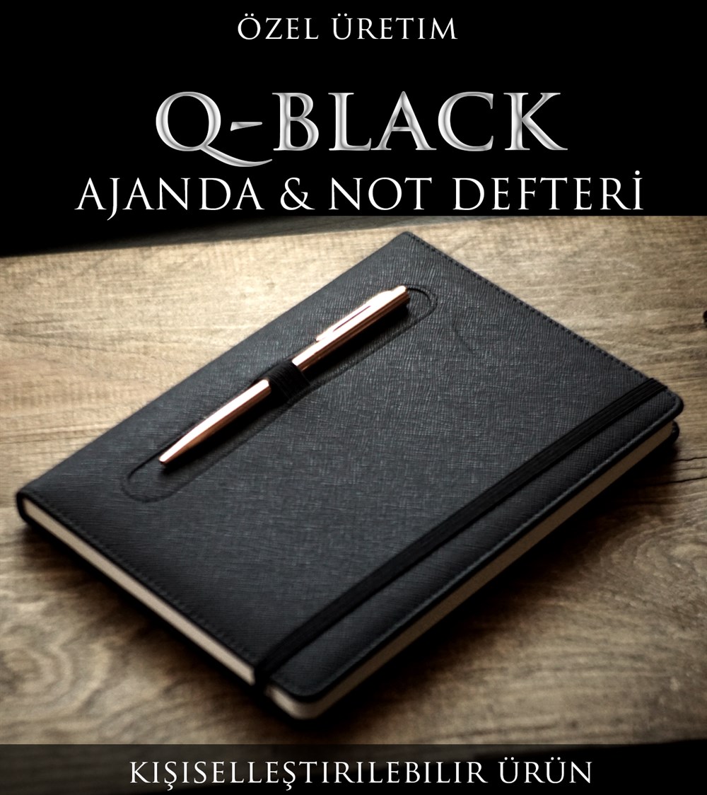 Q-Black/Not Defteri - SİYAH
