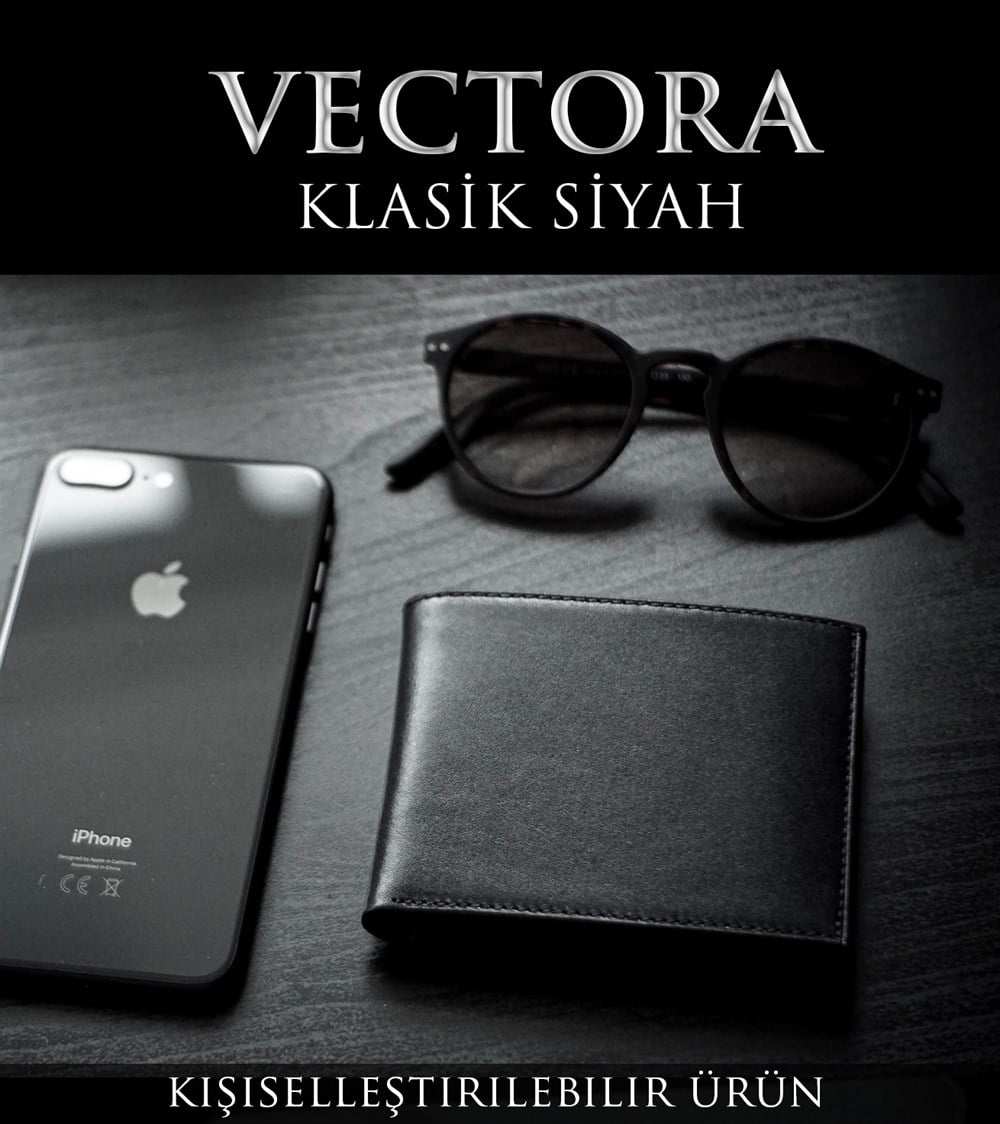 Vectora Slim Cüzdan (SİYAH)