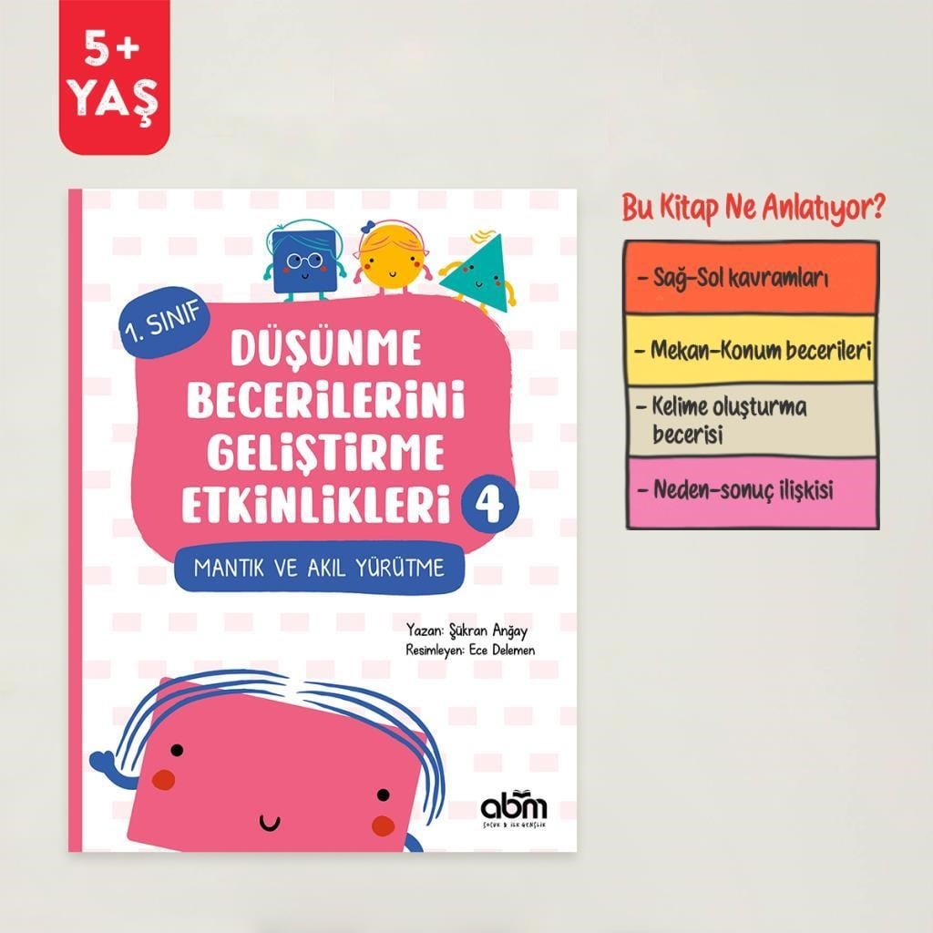 Mantık ve Akıl Yürütme - Düşünme Becerilerini Geliştirme Etkinlikleri 4  6257373166