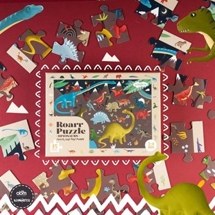 Ara-Bul Puzzle (Yapboz) - Dinozorlar 35 Parça  