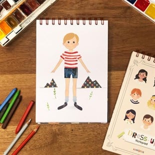 Kes-Tasarla Defter  Dress-Up Notepad
