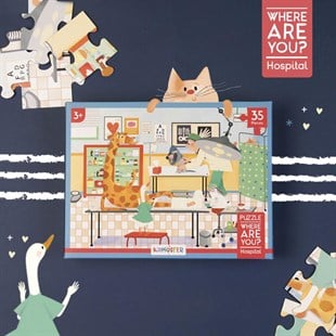 Where Are You / Neredesin / Hastane Puzzle (Yapboz) / 35 Parça 3+ Yaş  B0F5HJLPGZ