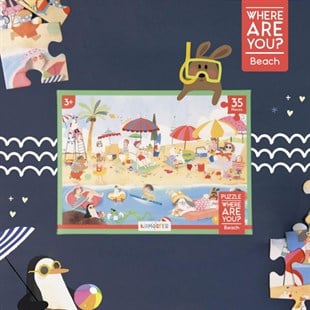 Where Are You / Neredesin / Plaj Puzzle (Yapboz) / 35 Parça 3+ Yaş  B0F5HHK3N9