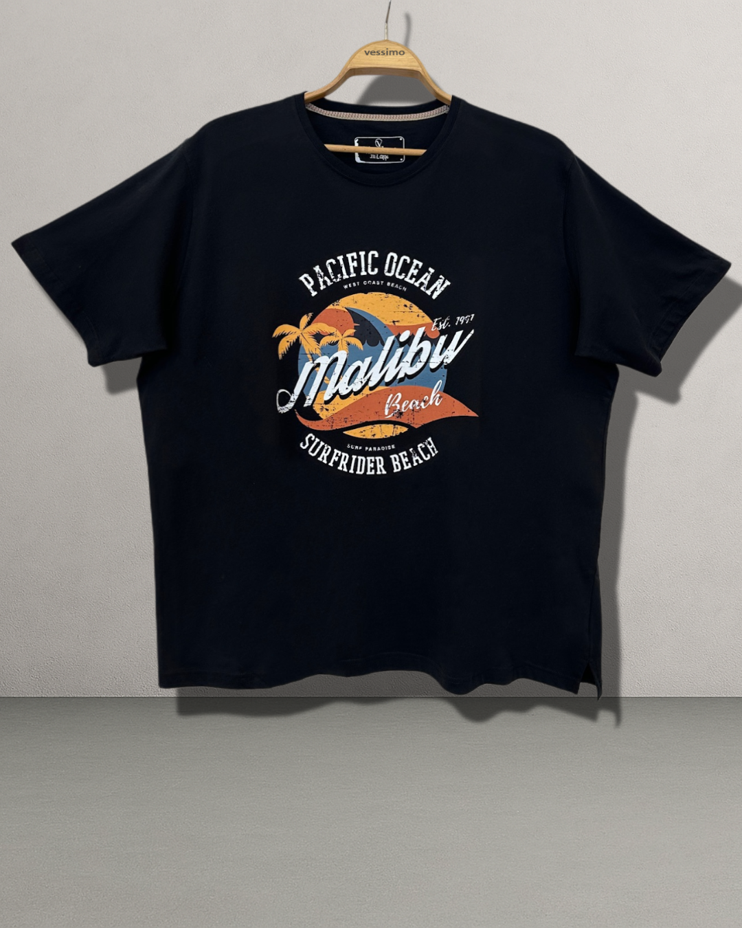 Baskılı T-Shirt Büyük Beden Erkek