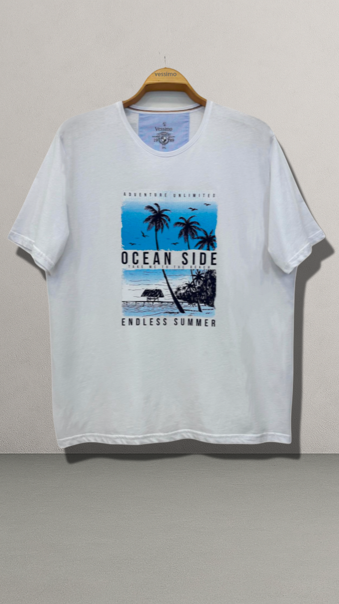 Baskılı T-Shirt Büyük Beden Erkek