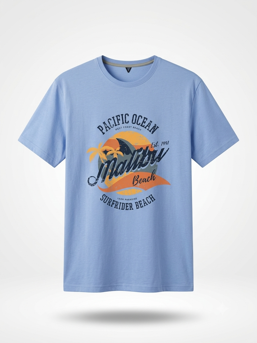 Baskılı T-Shirt Büyük Beden Erkek