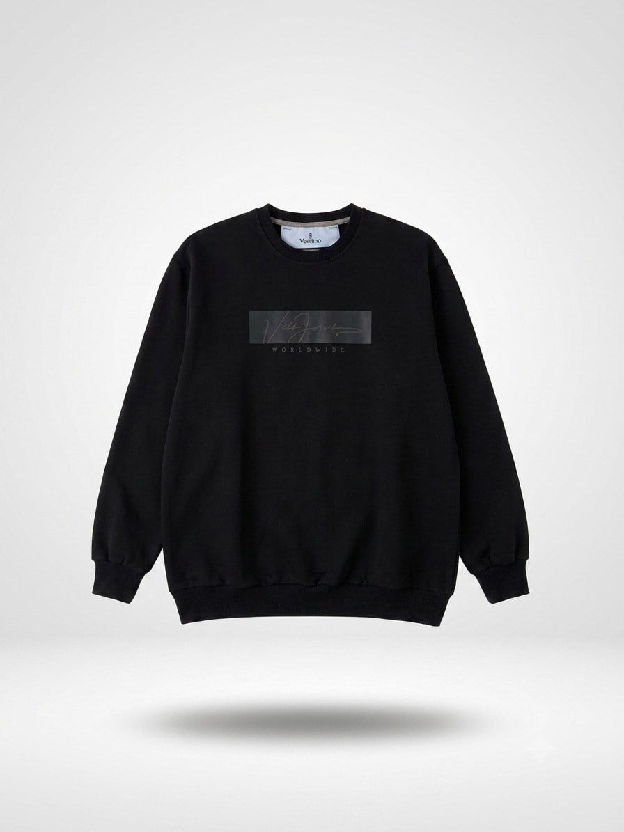 Büyük Beden Erkek Baskılı SweatShirt
