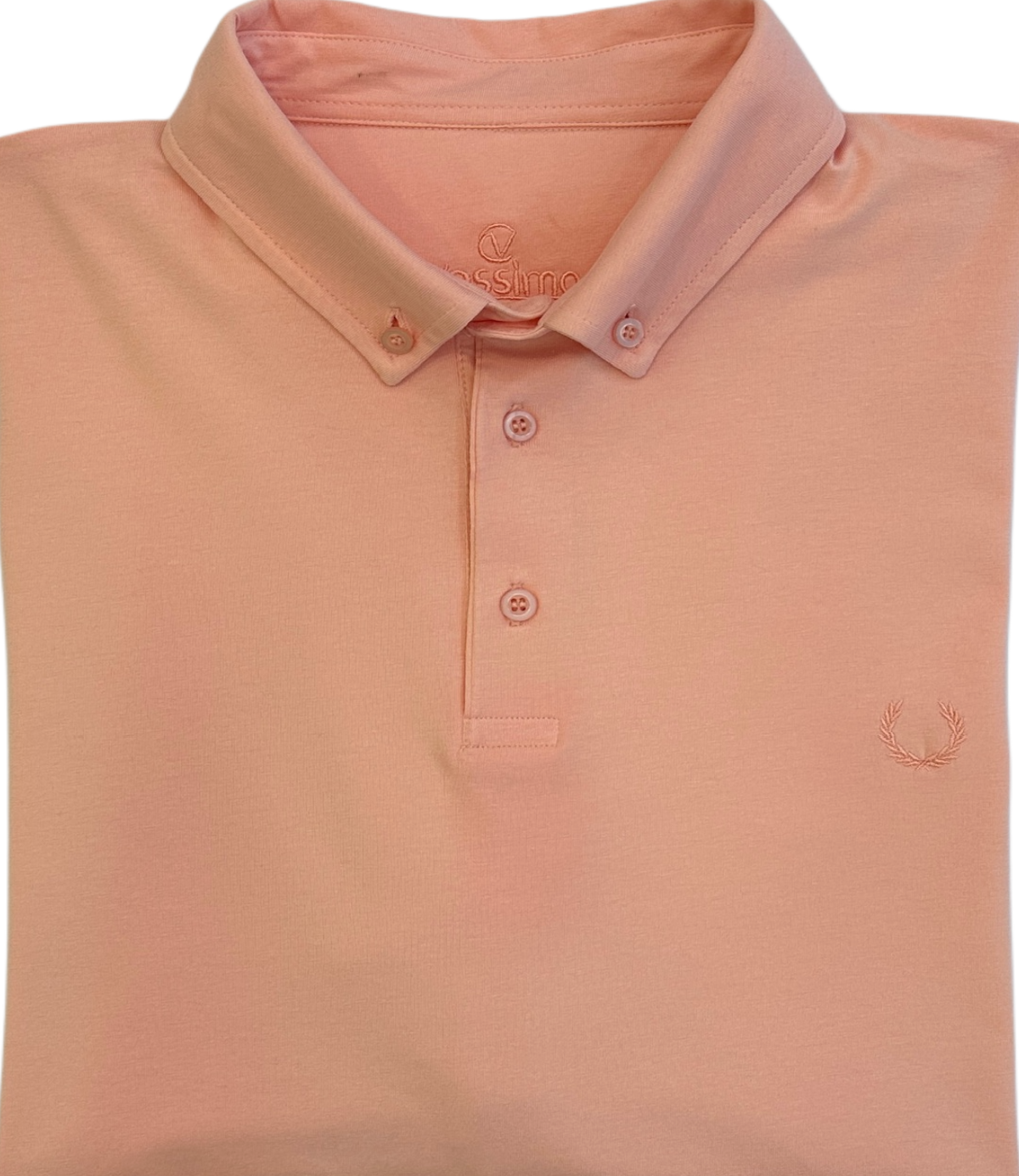 Büyük Beden Erkek Polo Yaka T-Shirt Somon