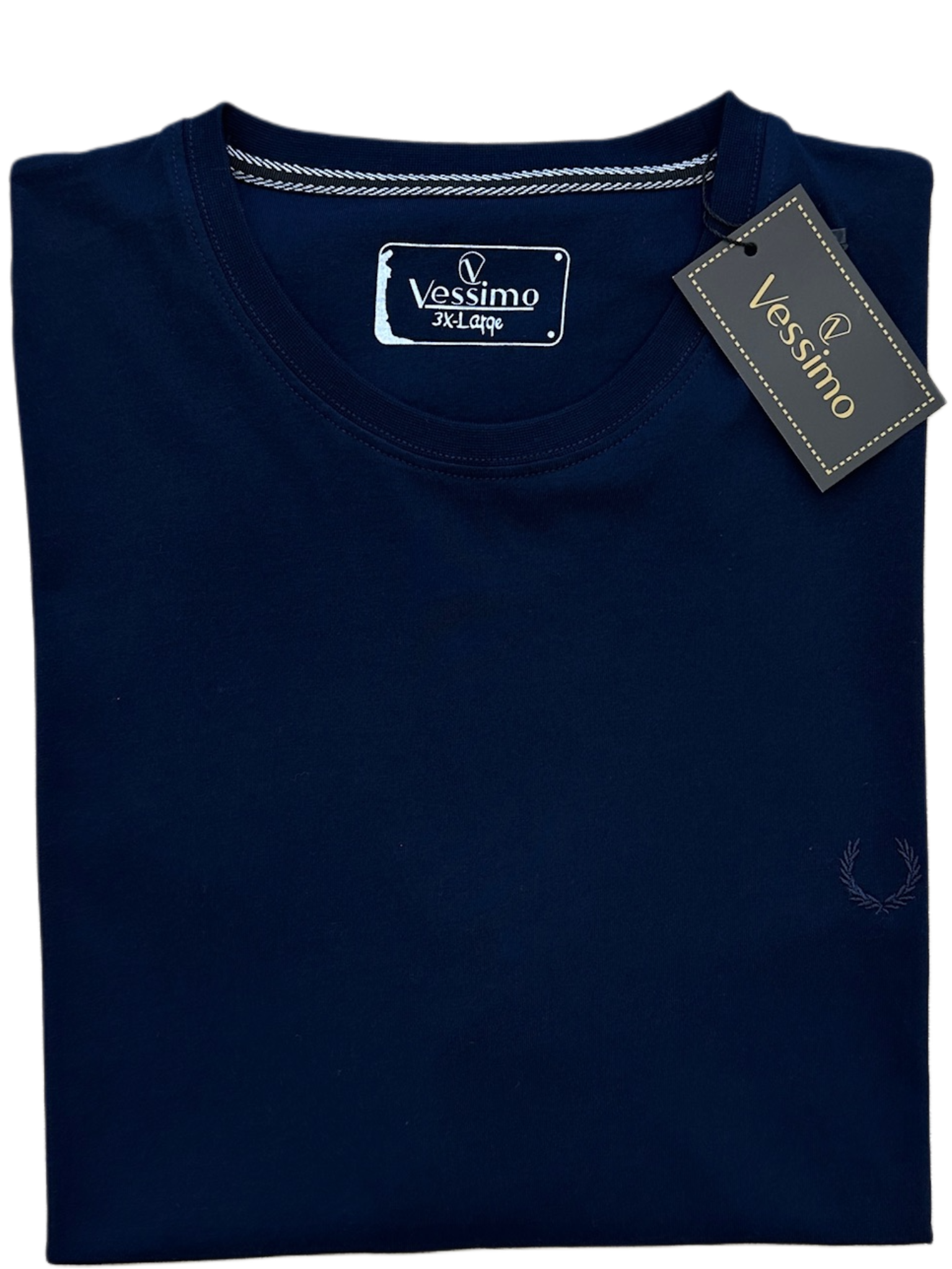 Büyük Beden Lacivert Basic T-Shirt