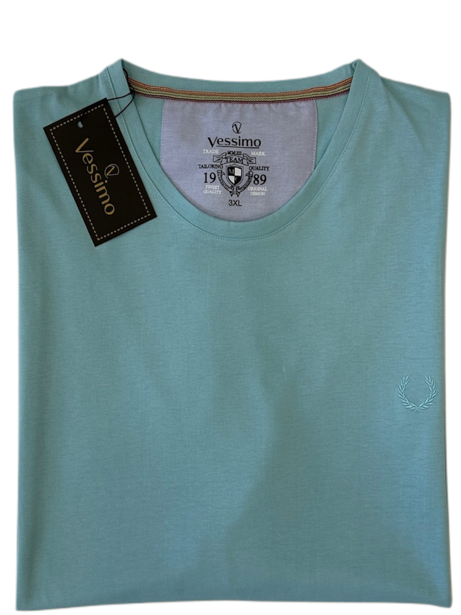 Büyük Beden Yeşil Basic T-Shirt