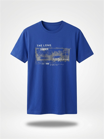 Baskılı T-Shirt Büyük Beden Erkek