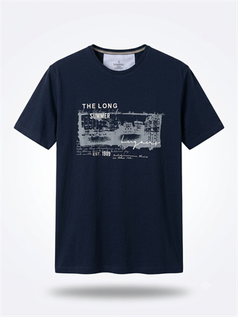 Baskılı T-Shirt Büyük Beden Erkek