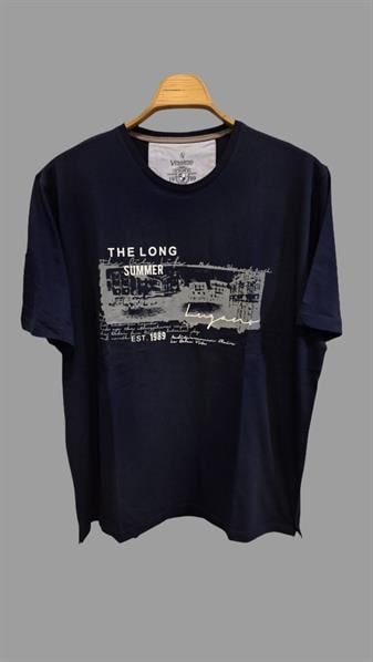 Baskılı T-Shirt Büyük Beden Erkek