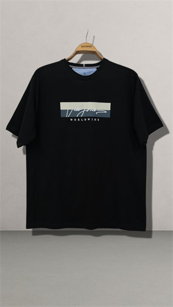Baskılı T-Shirt Büyük Beden Erkek