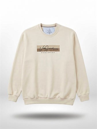 Büyük Beden Erkek Baskılı SweatShirt