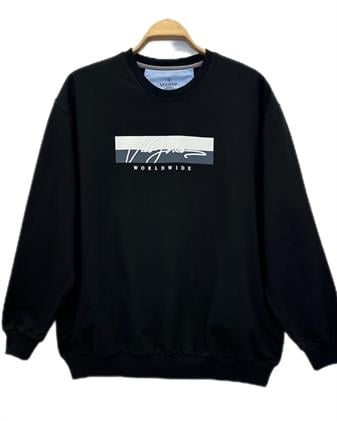 Büyük Beden Erkek Baskılı SweatShirt