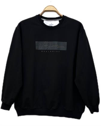 Büyük Beden Erkek Baskılı SweatShirt