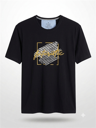 Büyük Beden Erkek Baskılı T-Shirt