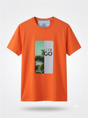 Büyük Beden Erkek Baskılı T-Shirt