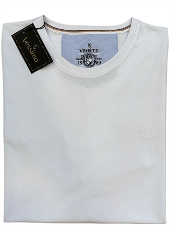 Büyük Beden Erkek Beyaz Basic T-Shirt