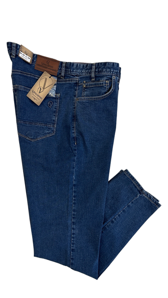 Büyük Beden Erkek Mavi Kot Pantolon