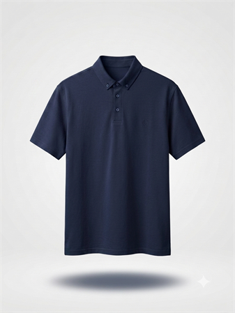 Büyük Beden Erkek Polo Yaka T-Shirt Lacivert