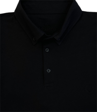 Büyük Beden Erkek Polo Yaka T-Shirt Siyah