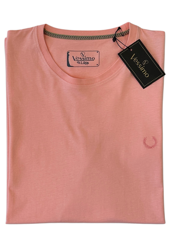 Büyük Beden Somon Basic T-Shirt