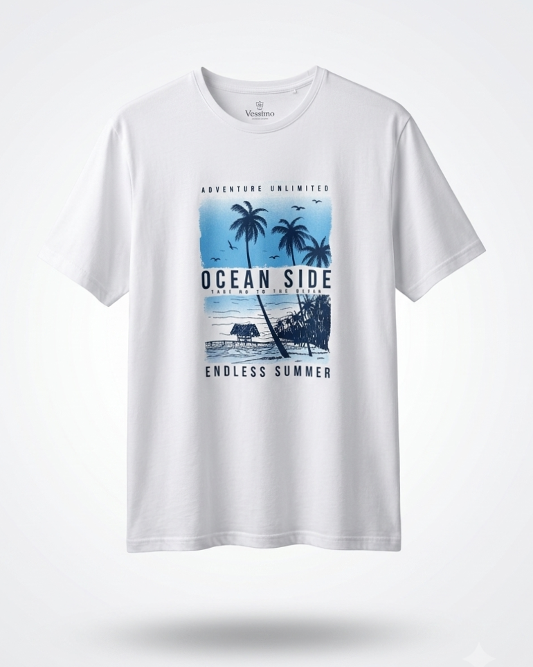 Baskılı T-Shirt Büyük Beden Erkek