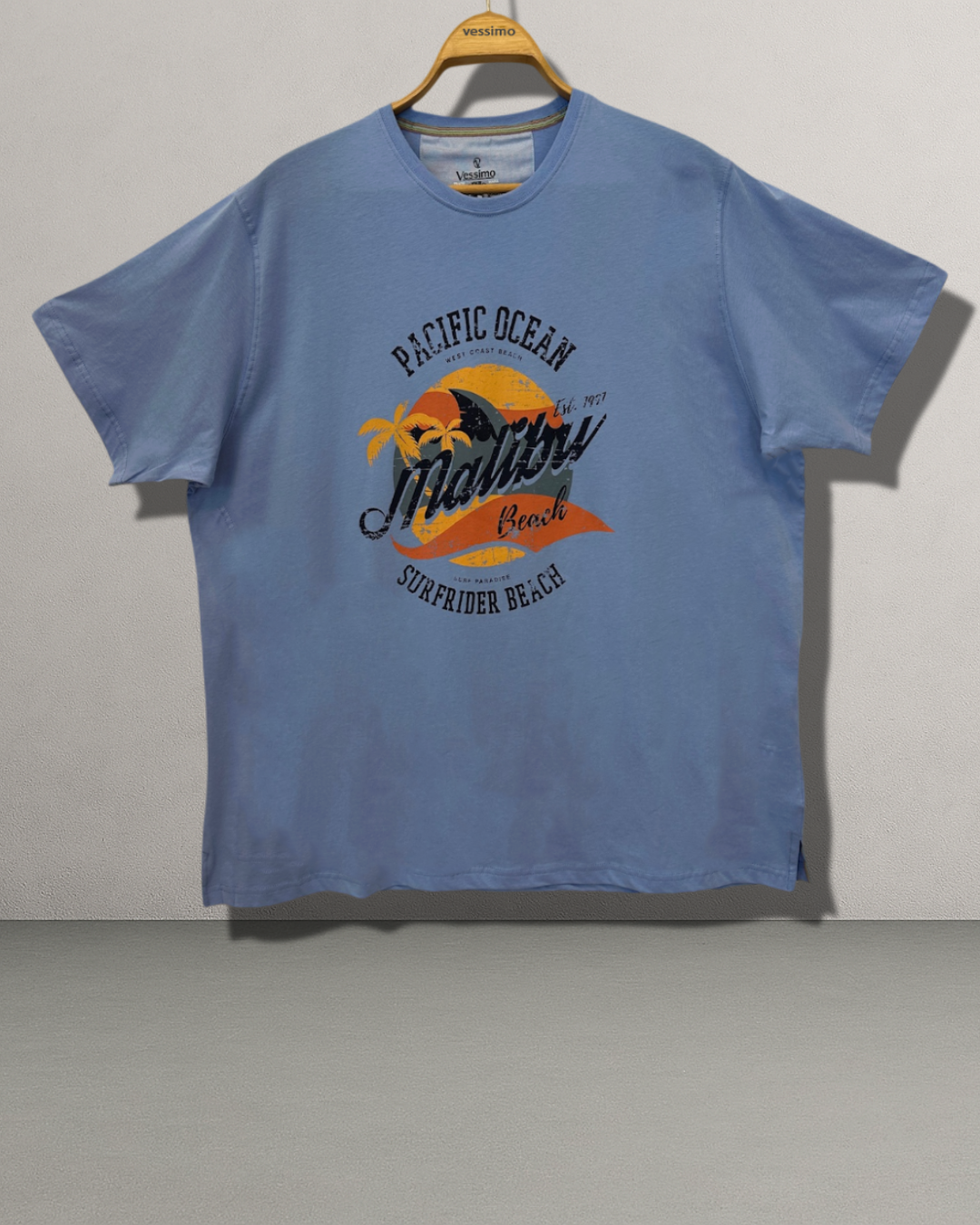Baskılı T-Shirt Büyük Beden Erkek